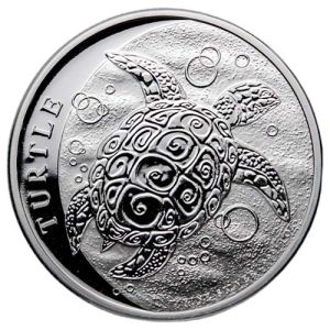 1 oz Silbermünze Niue Schildkröte 2022