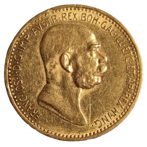 10 Kronen Gold Regentschaft von Franz Joseph I 1908