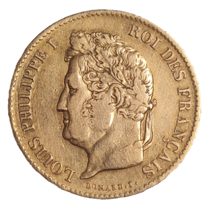 40 Francs Gold Louis-Philippe I 1833