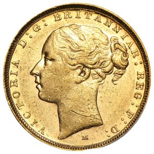 1 Pfund Gold Sovereign, Victoria Young