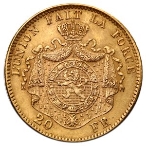 20 Francs Gold Leopold II