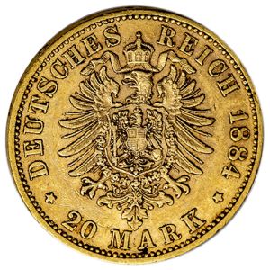 20 Mark Gold Deutsches Kaiserreich