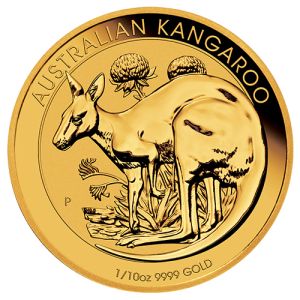 1/10 oz Gold Känguru Nugget