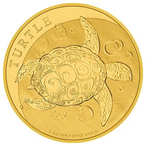 1 oz Gold Niue Turtle Schildkröte 2022