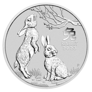 1 kg Silbermünze Hase 2023, Lunar Serie III